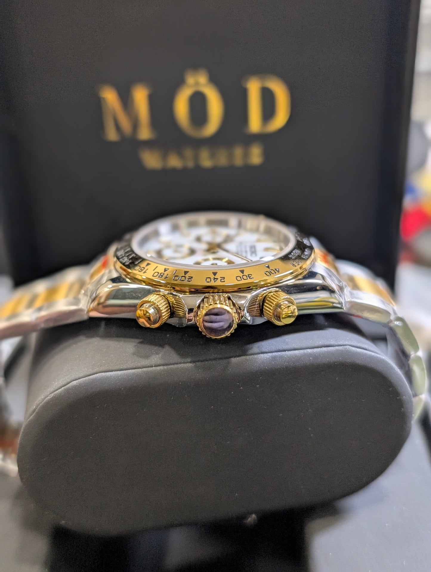 SEIKO-LEX SILVER-GOLD DAYTONA