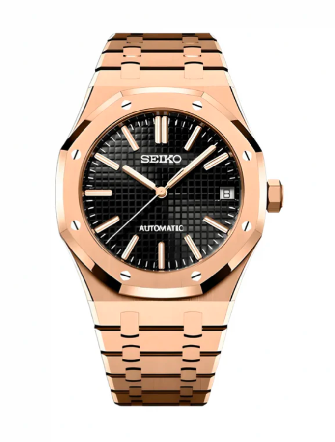 ROYAL SEIKOAK ROSE GOLD BLACK
