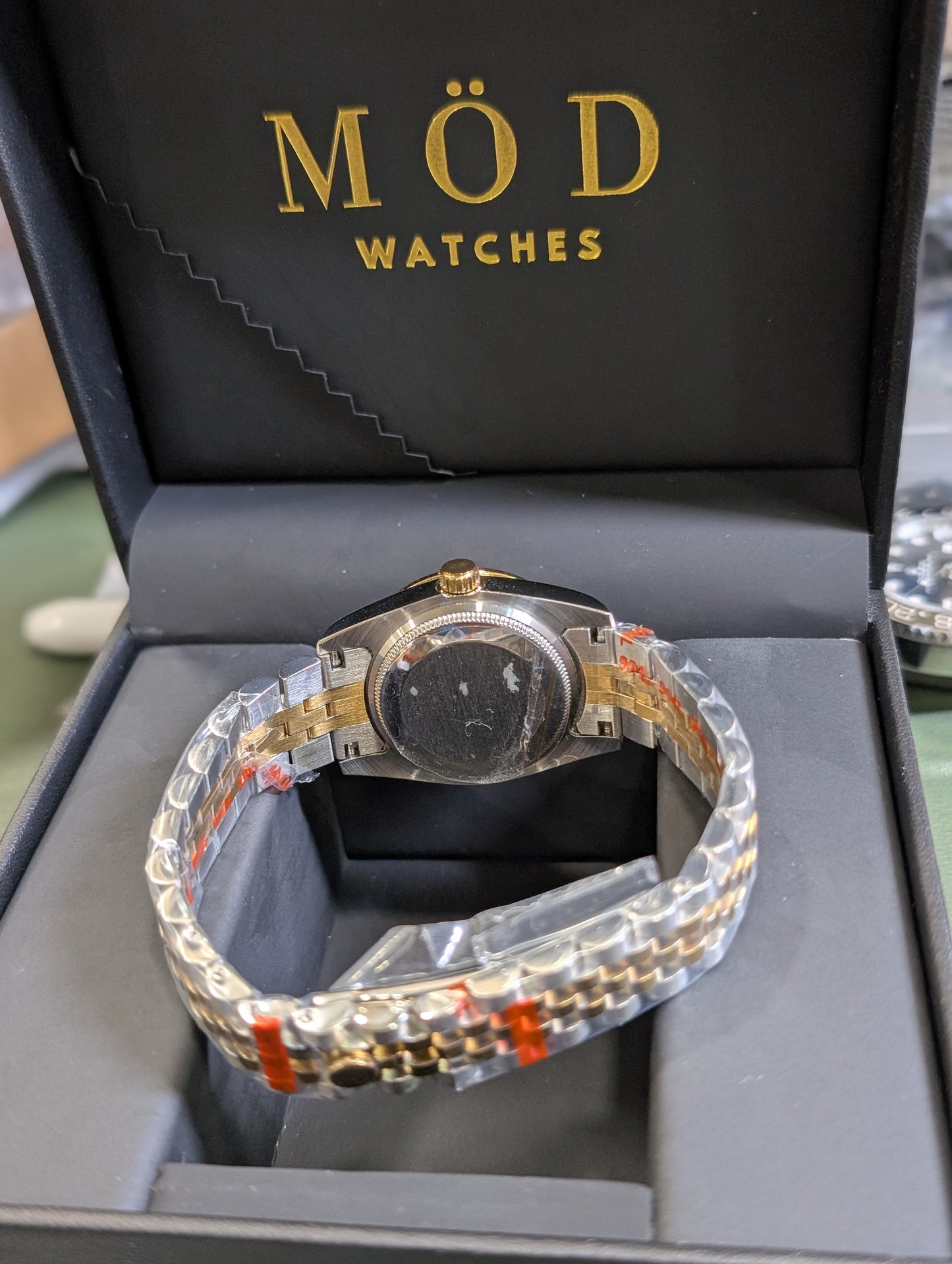 SEIKO-LEX TWO-TONE YELLOW GOLD ROMAN DJ WMNS (31MM)