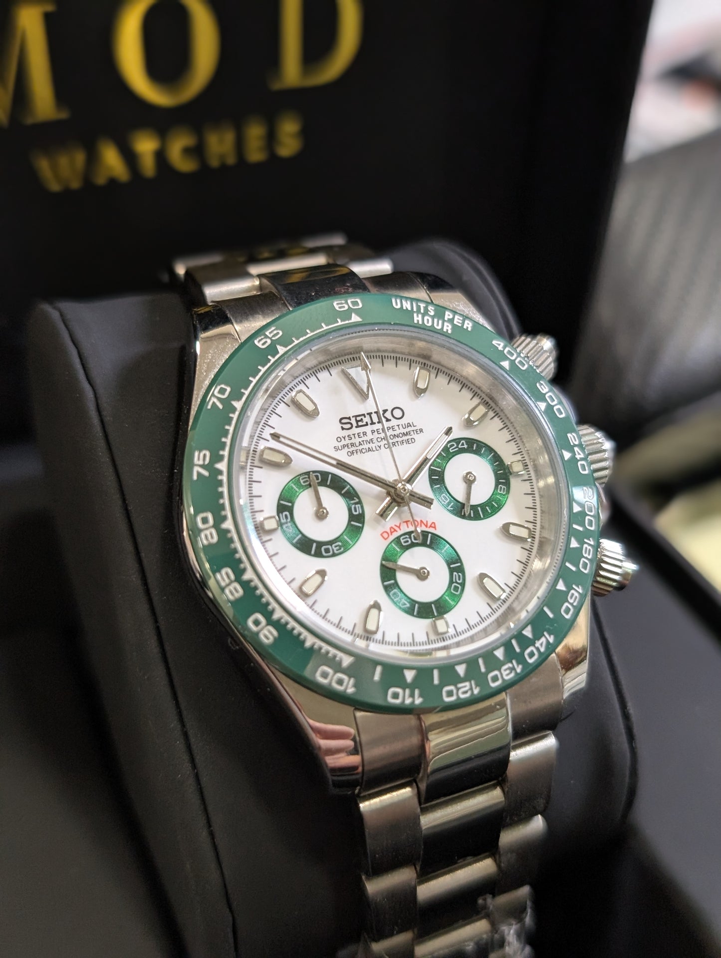 SEIKO-LEX GREEN DAYTONA