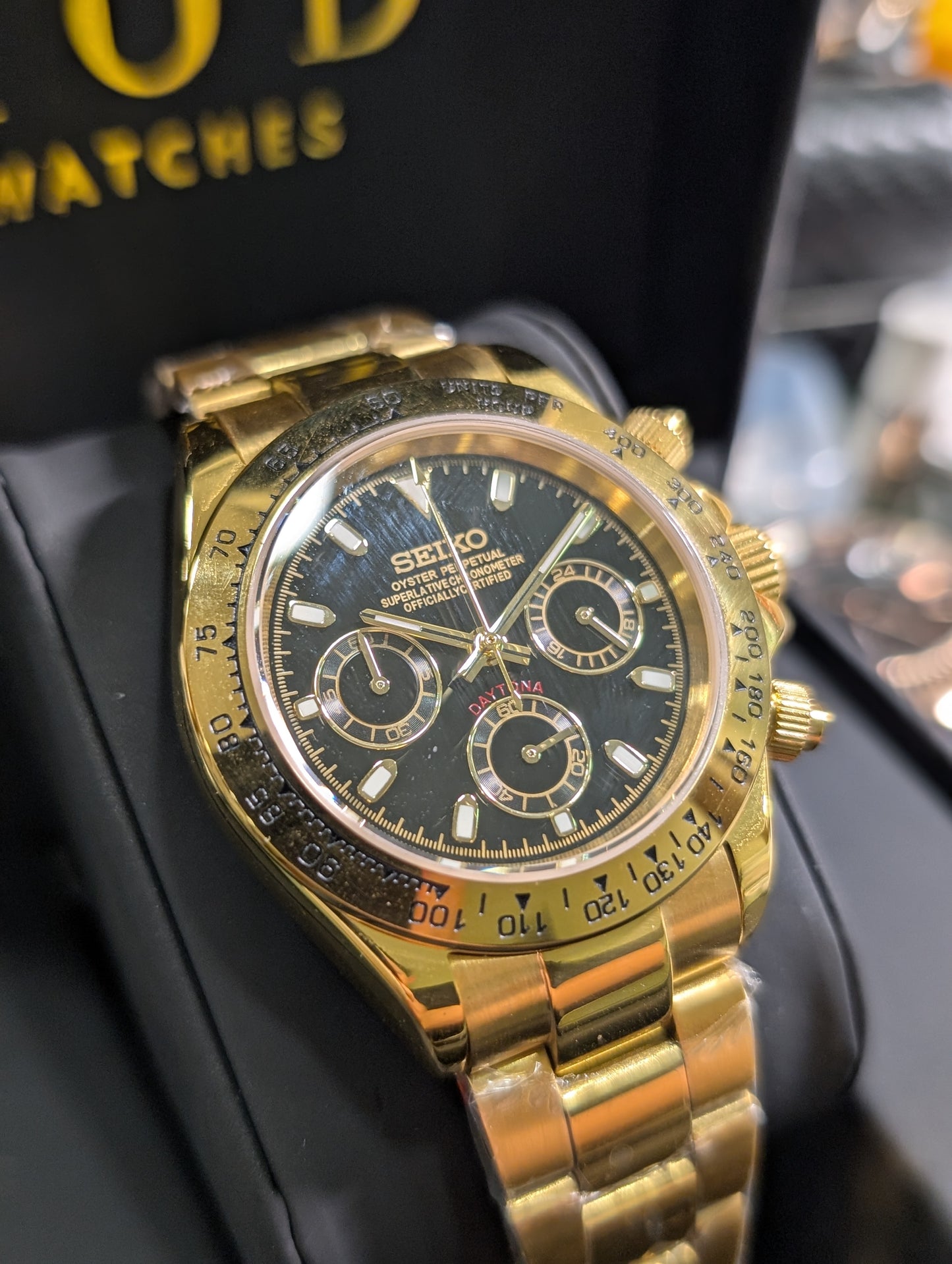 SEIKO-LEX GOLD DAYTONA
