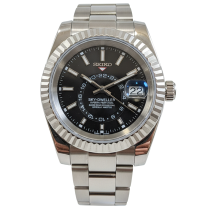 SEIKO-LEX BLACK SKYDWELLER