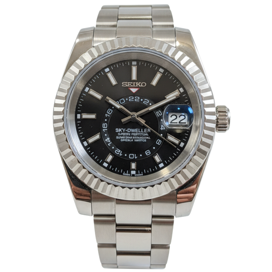 SEIKO-LEX BLACK SKYDWELLER