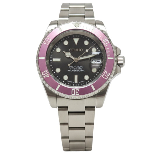 SEIKO-LEX PINK BEZEL SUB