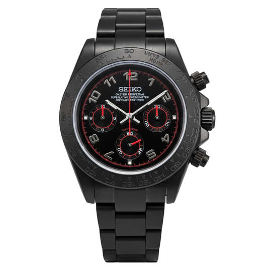 SEIKO-LEX F1 BLACK DAYTONA