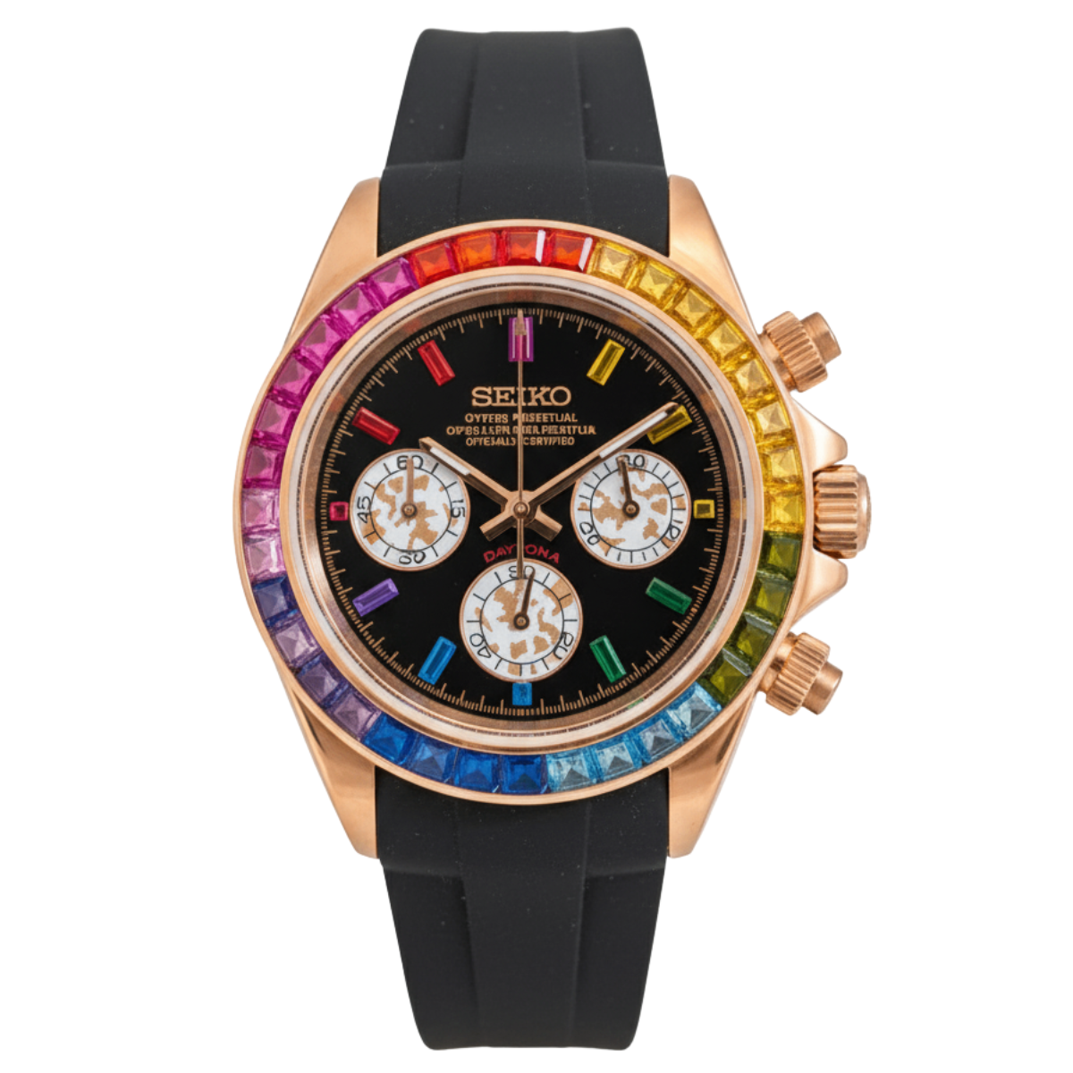 SEIKO-LEX RAINBOW YELLOW GOLD DAYTONA