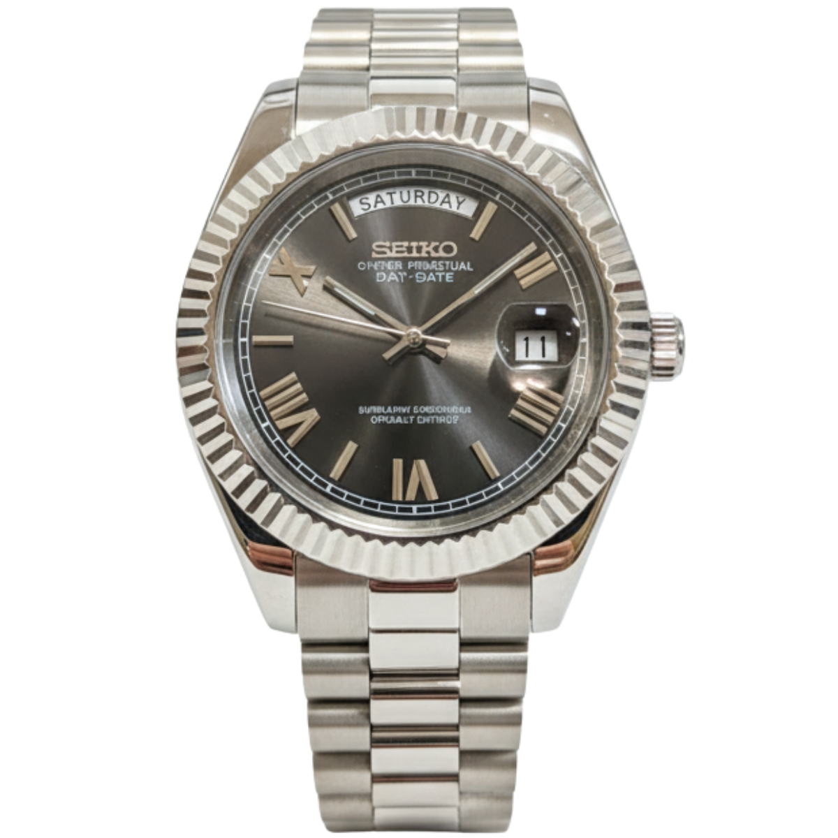 SEIKO-LEX SILVER DAY-DATE