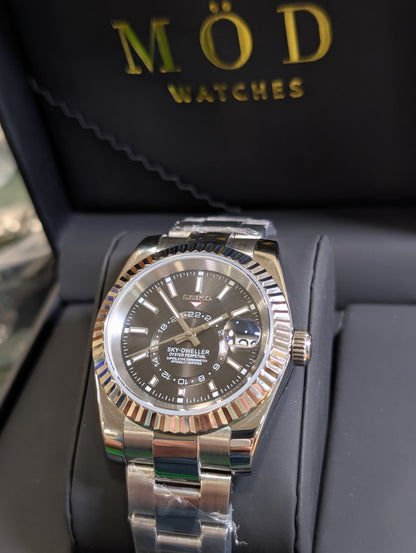 SEIKO-LEX BLACK SKYDWELLER
