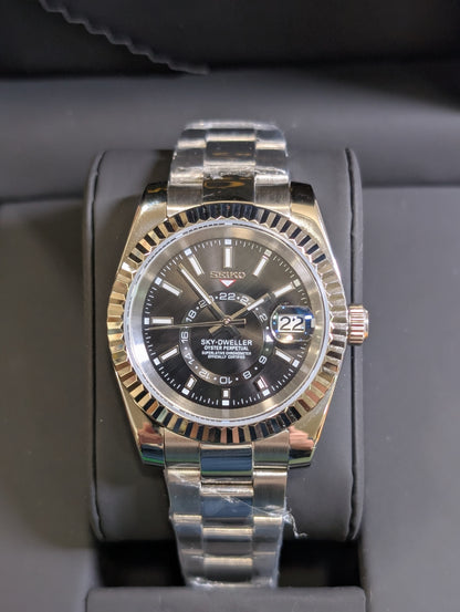SEIKO-LEX BLACK SKYDWELLER