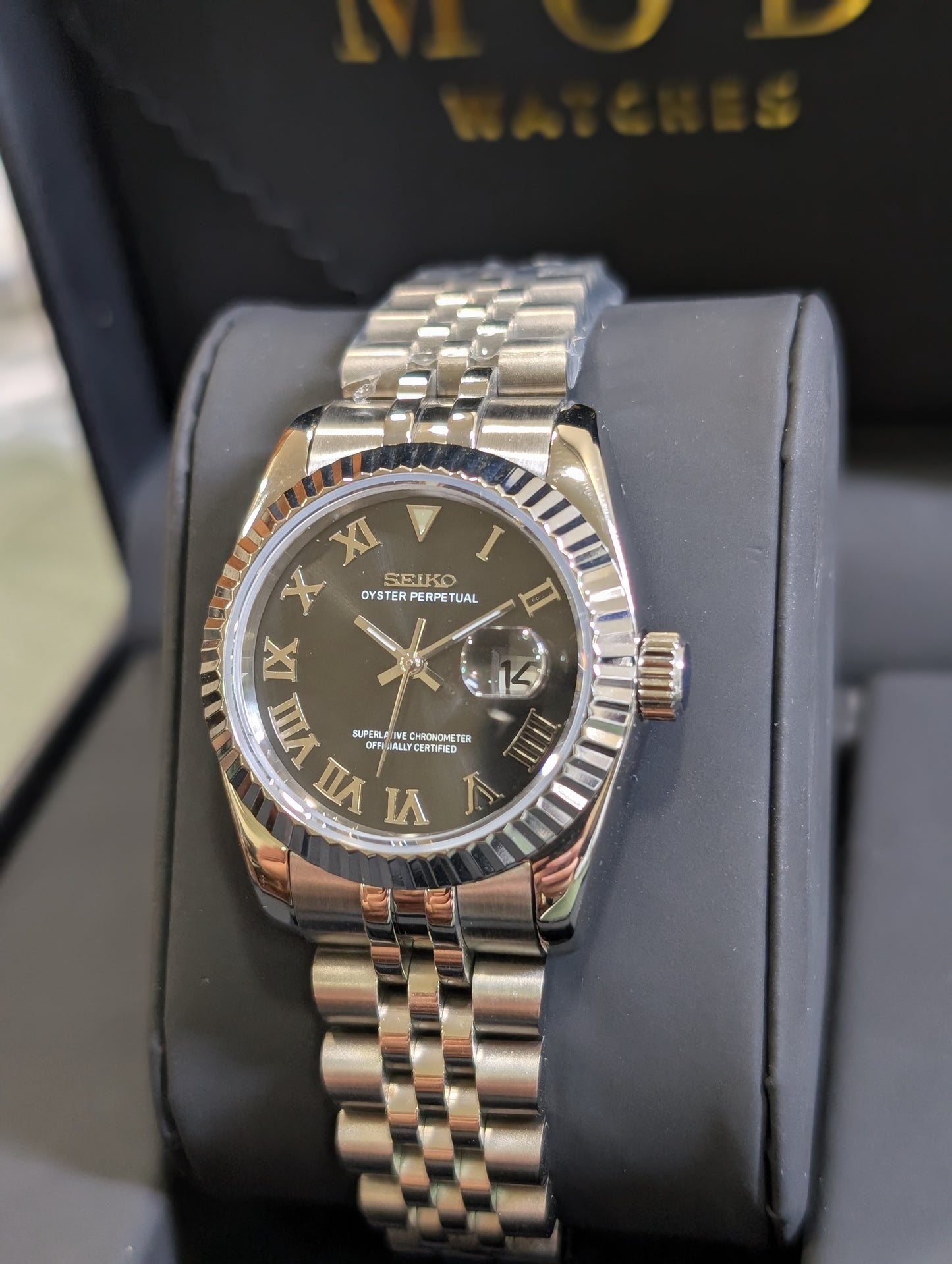 SEIKO-LEX BLACK ROMAN DJ WMNS (31MM)