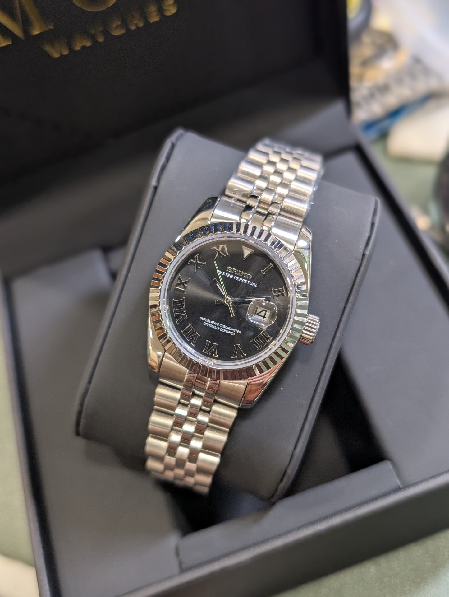 SEIKO-LEX BLACK ROMAN DJ WMNS (31MM)