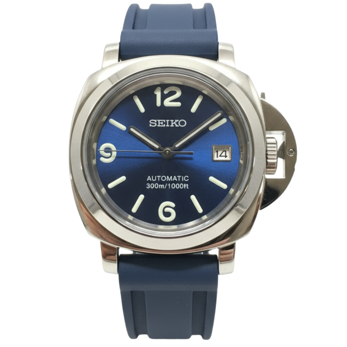 SEIKO-PANERAI BLUE RUBBER