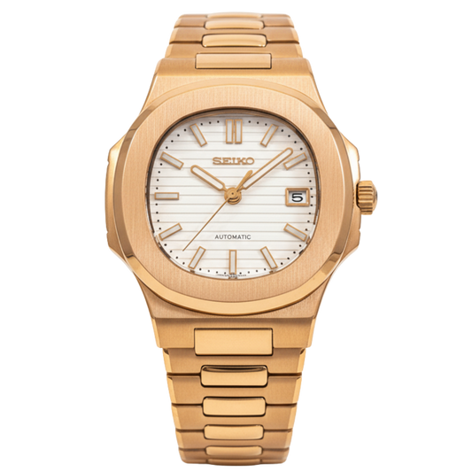 SEIKONAUT ROSE GOLD WHITE