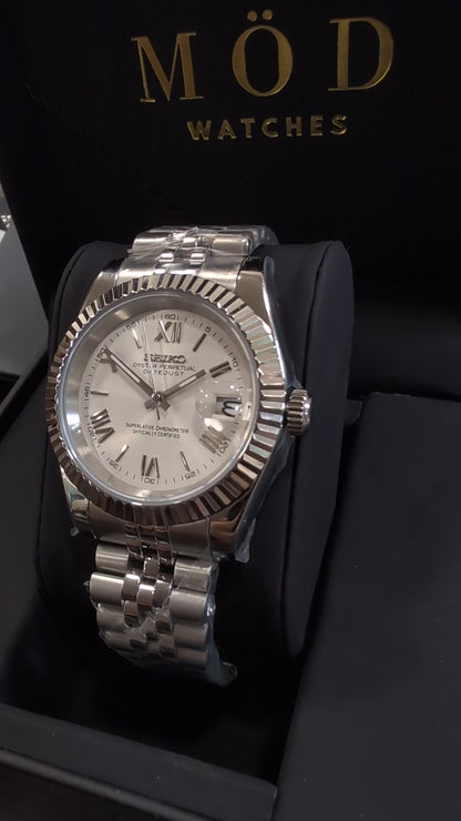 SEIKO-LEX WHITE ROMAN DJ