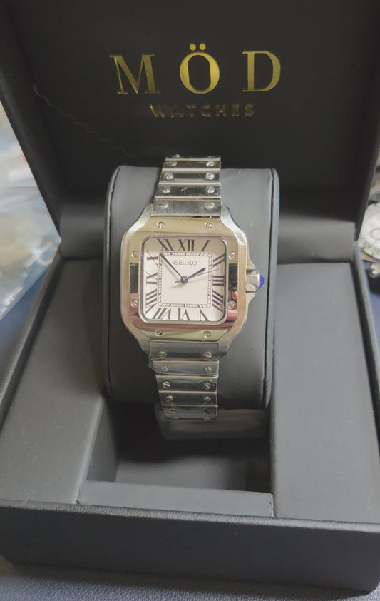 SANTOS 34mm SILVER