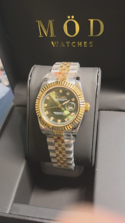 SEIKO-LEX TWO-TONE GOLD DIA DJ WMNS (31MM)