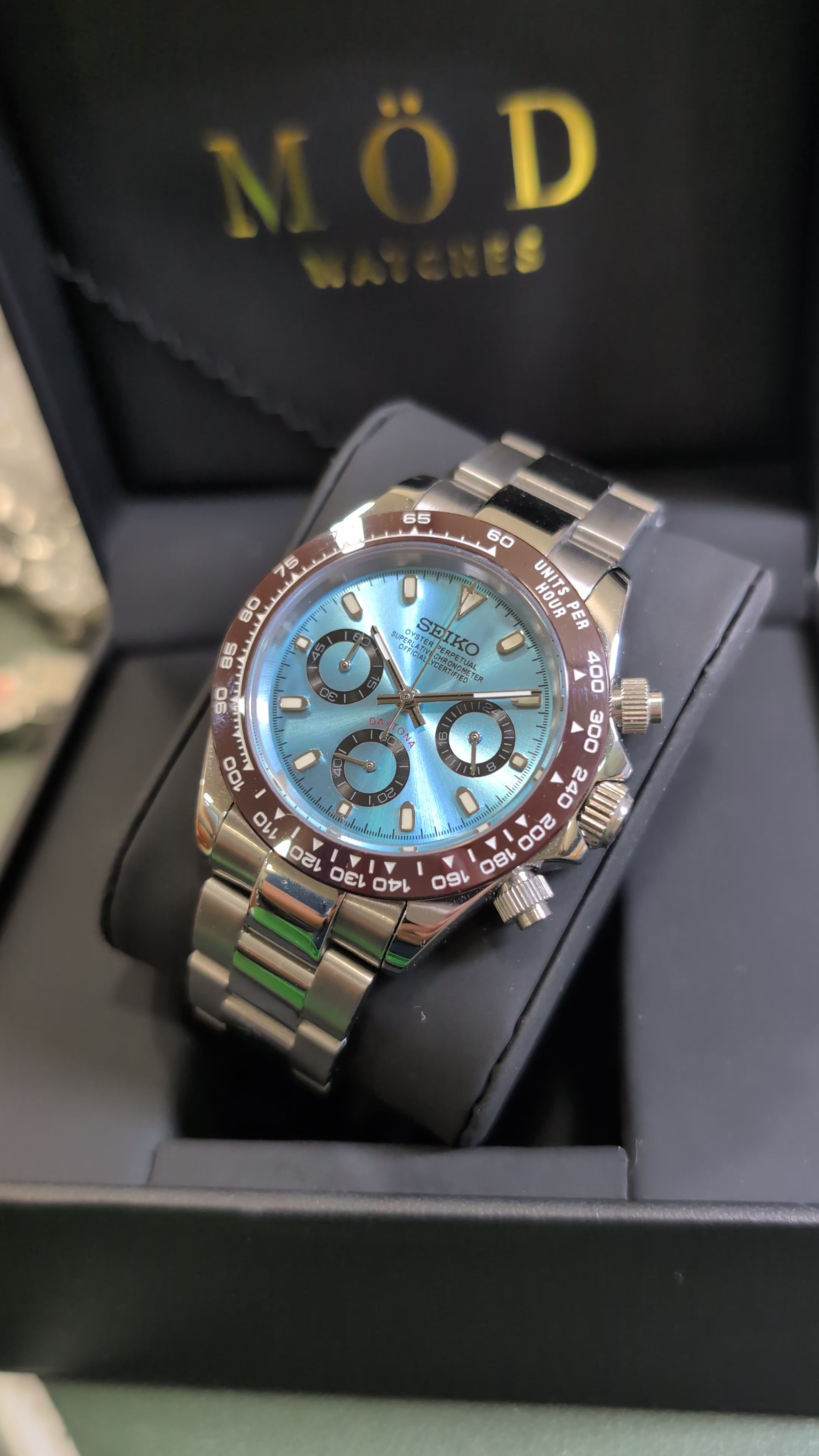SEIKO-LEX PLATINUM DAYTONA – MOD WATCHES