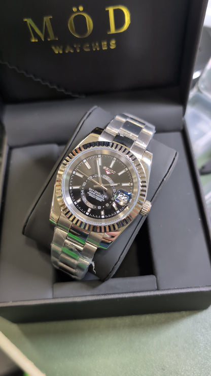 SEIKO-LEX BLACK SKYDWELLER