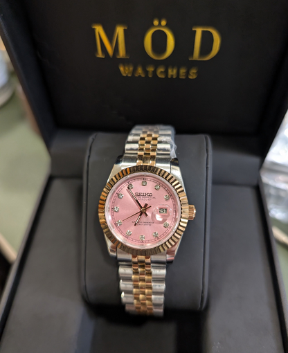 SEIKO-LEX TWO-TONE ROSE GOLD DIA DJ WMNS (31MM)
