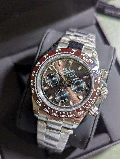 SEIKO-LEX CHOCOLATE DAYTONA