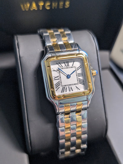 PANTHER TWO TONE YELLOW GOLD