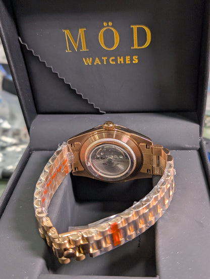SEIKO-LEX ROSE GOLD DAY-DATE