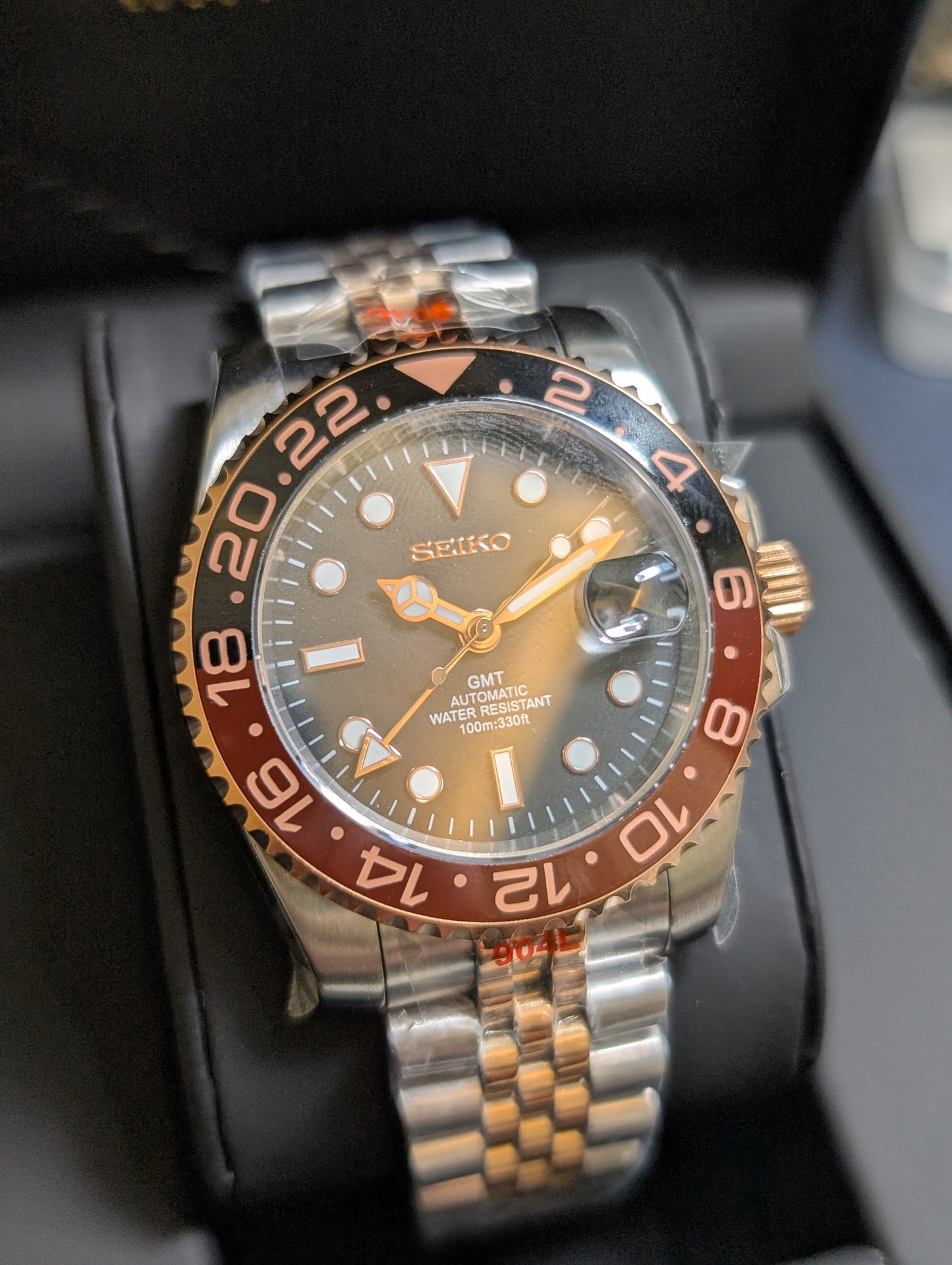 SEIKO-LEX ROOTBER JUBILEE GMT