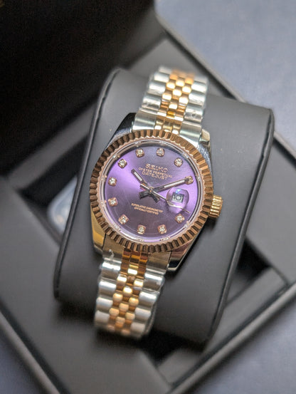 SEIKO-LEX TWO-TONE ROSE GOLD DIA DJ WMNS (31MM)
