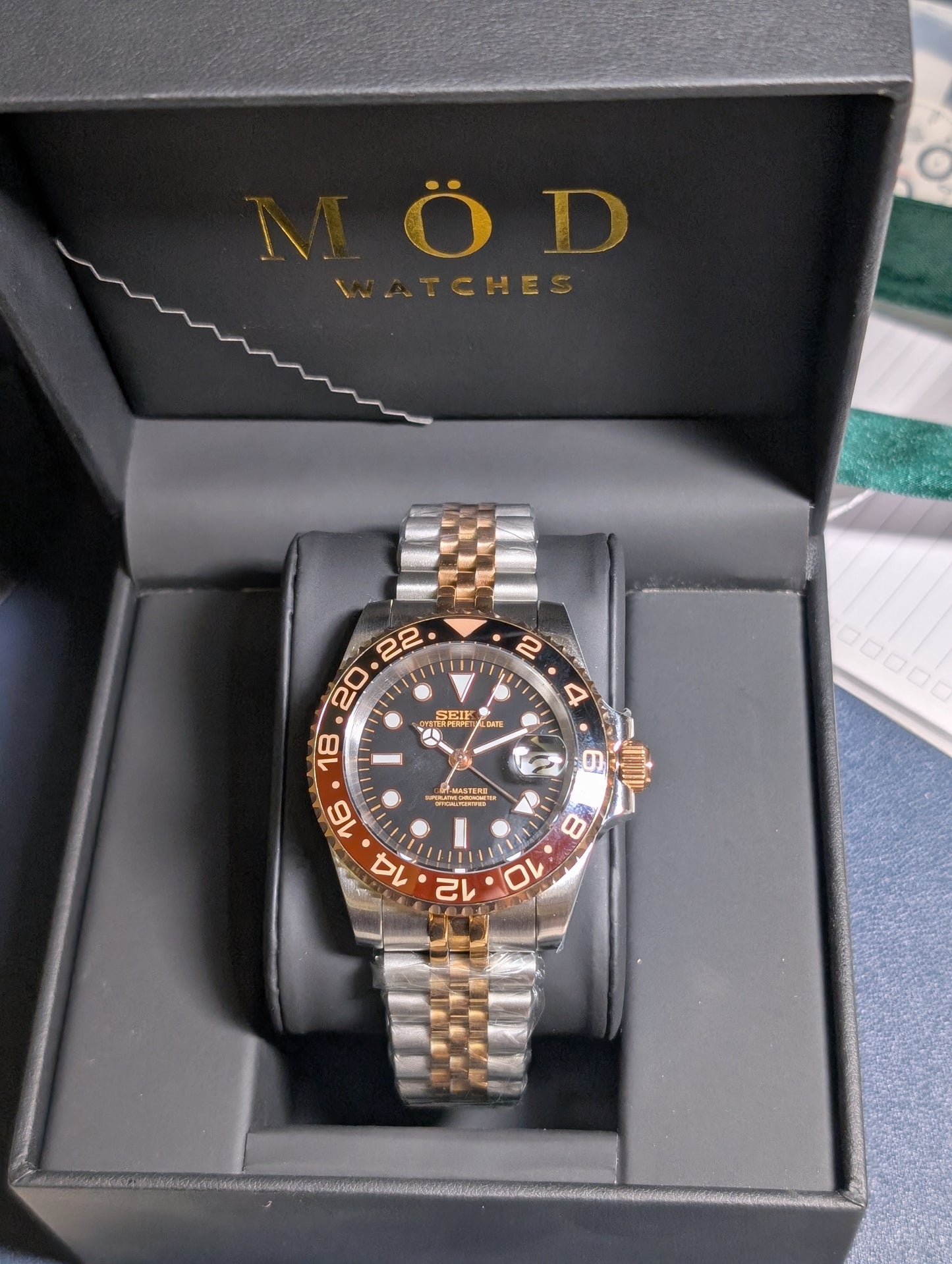 SEIKO-LEX ROOTBER JUBILEE GMT