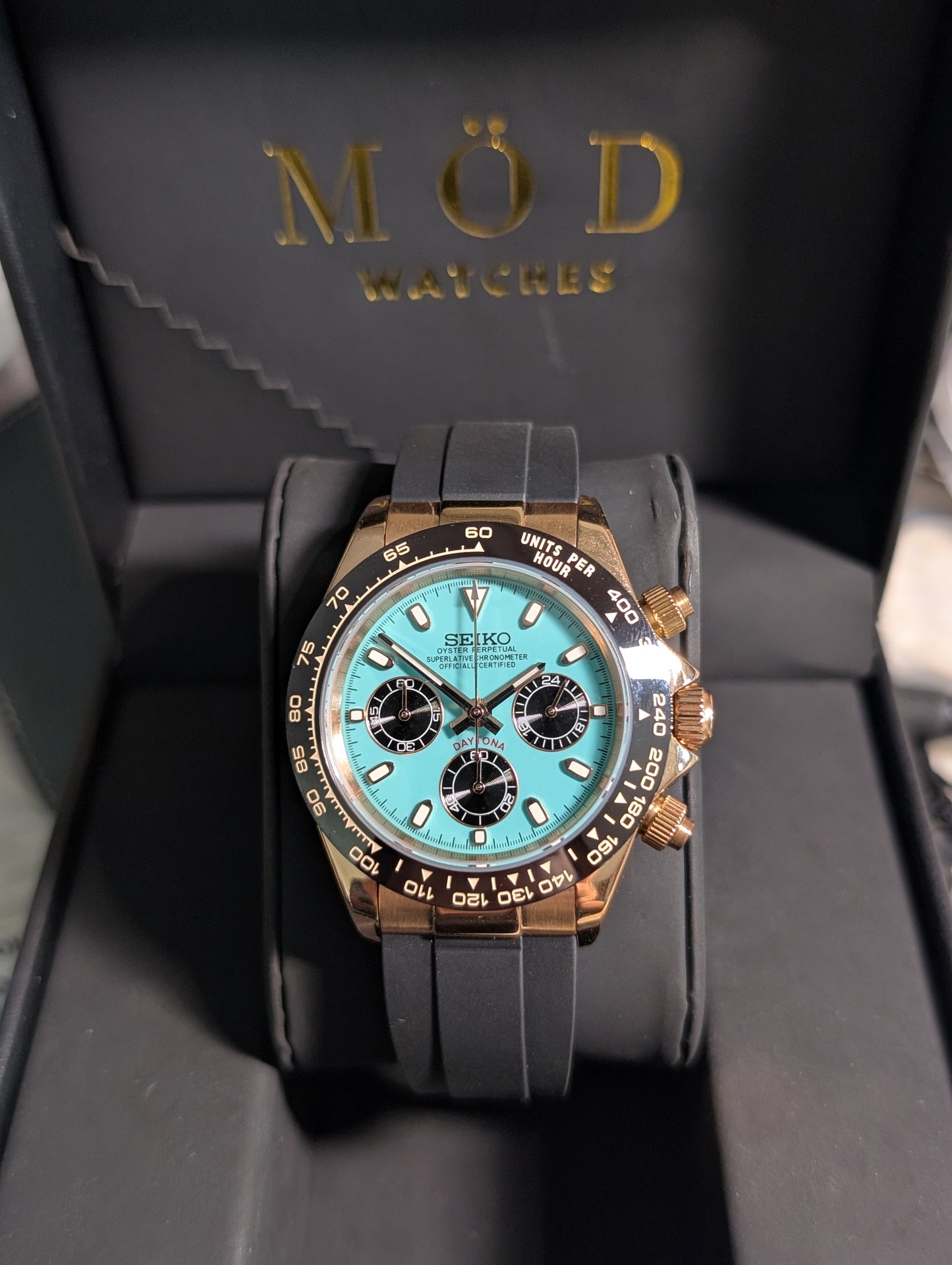 SEIKO-LEX ROSE GOLD TIFFANY DAYTONA