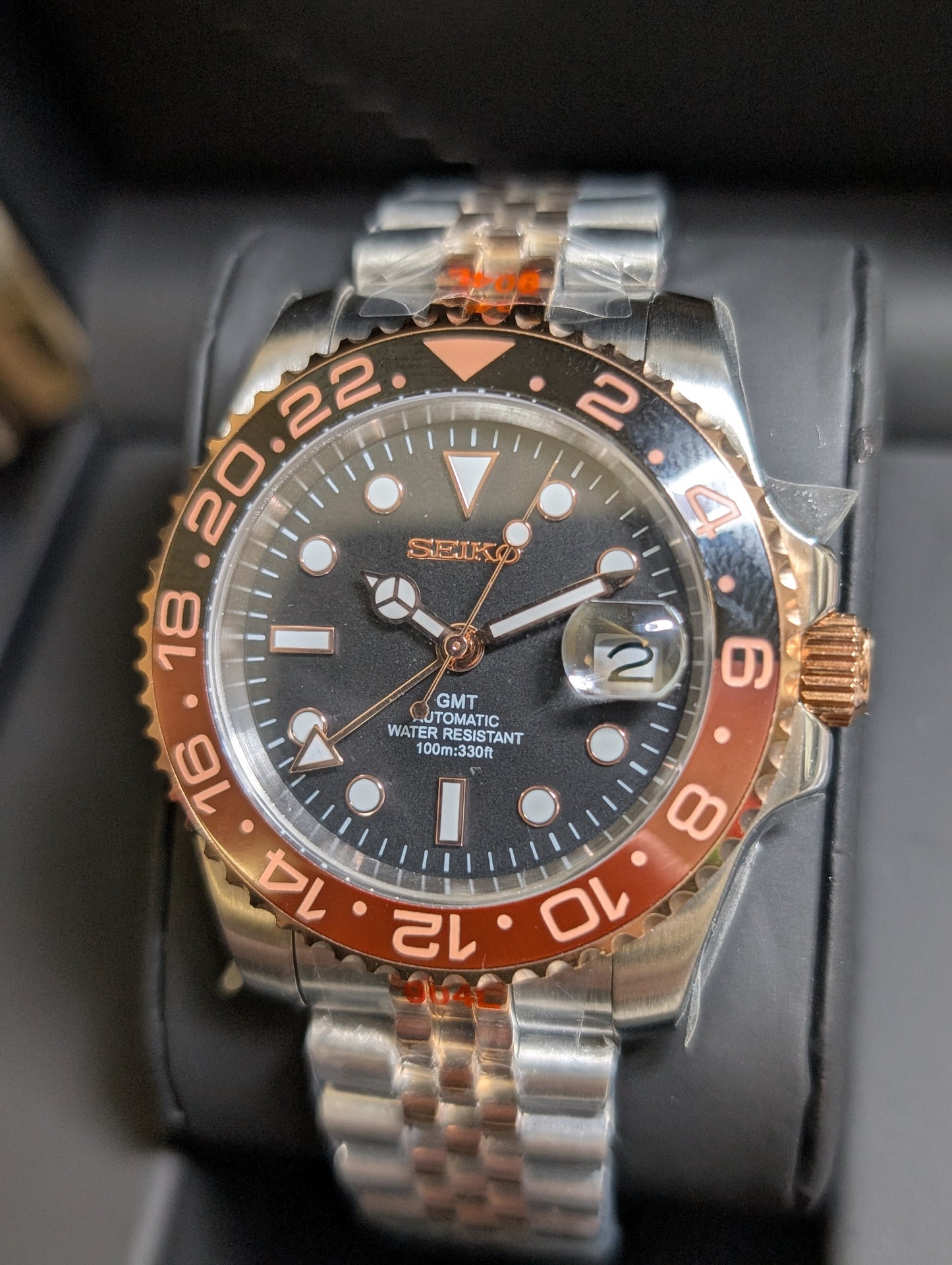 SEIKO-LEX ROOTBER JUBILEE GMT
