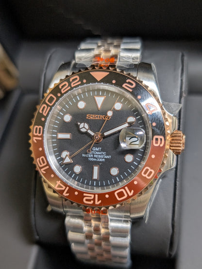 SEIKO-LEX ROOTBER JUBILEE GMT
