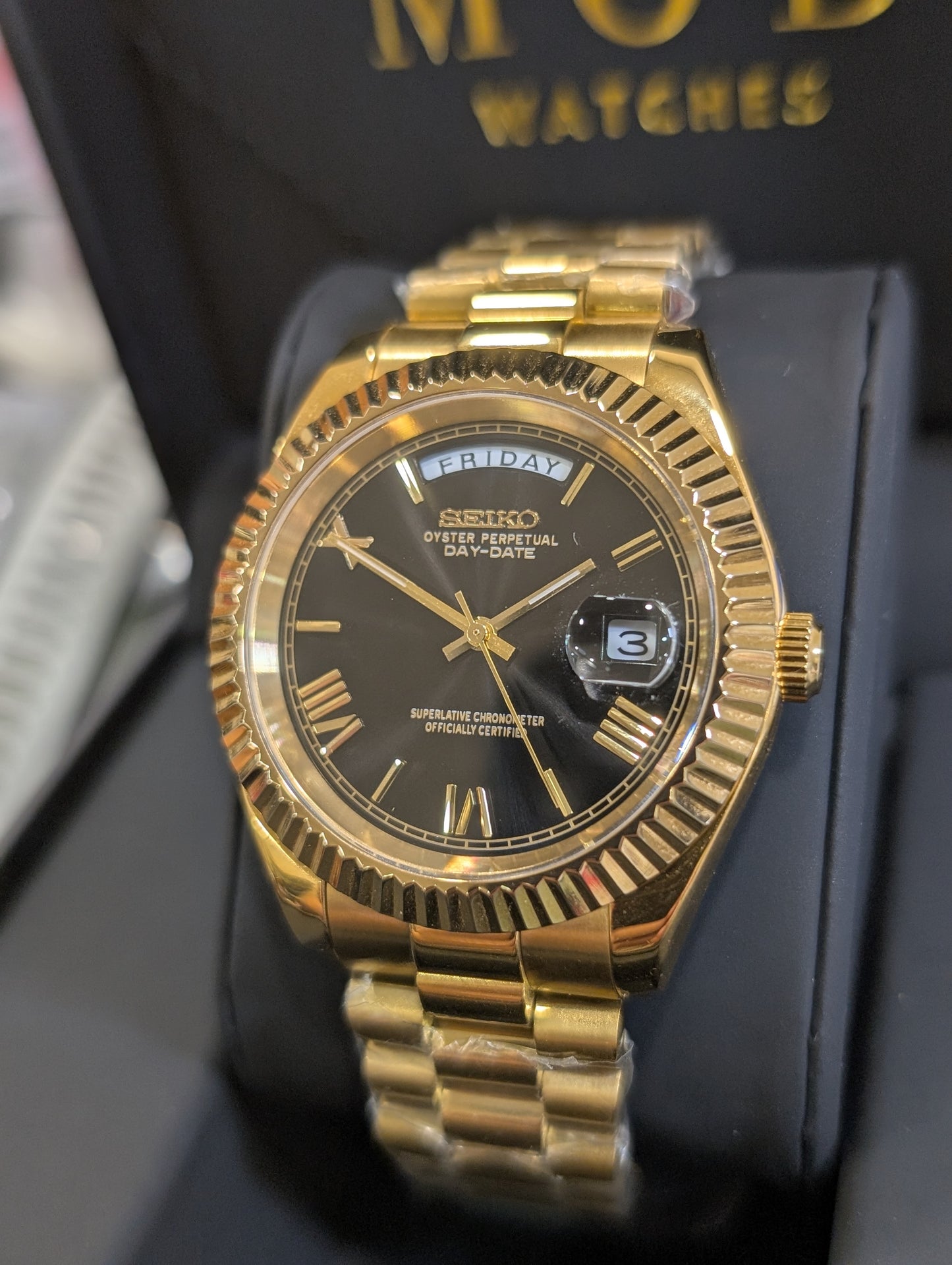 SEIKO-LEX GOLD DAY-DATE