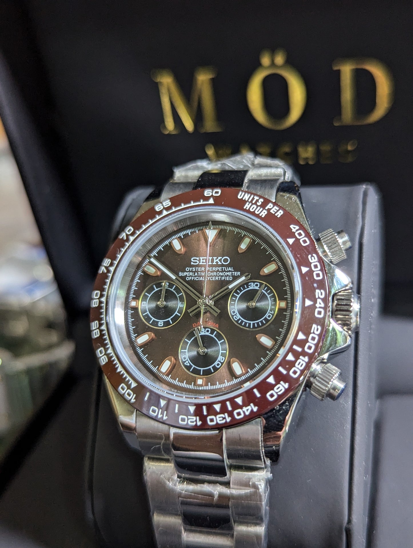 SEIKO-LEX CHOCOLATE DAYTONA