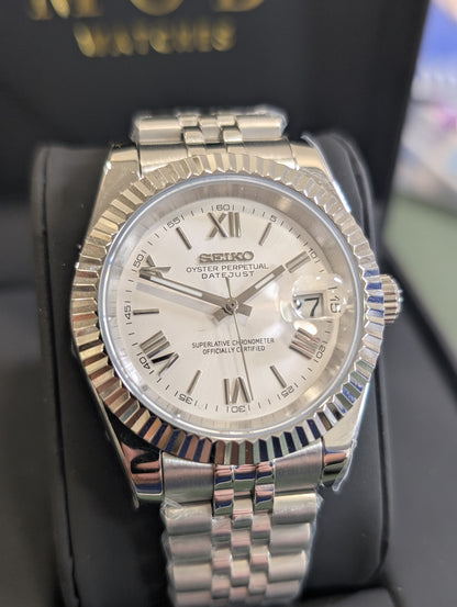 SEIKO-LEX WHITE ROMAN DJ