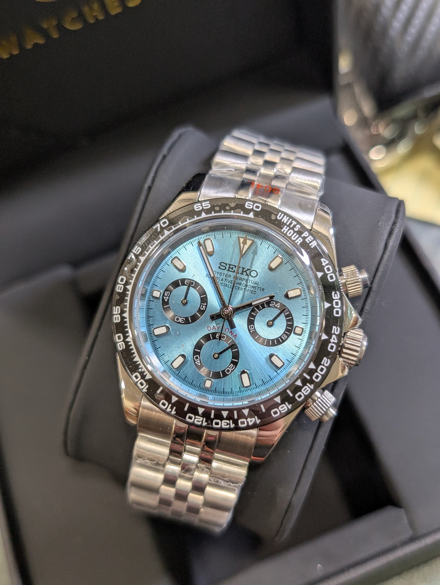 SEIKO-LEX ICE BLUE DAYTONA