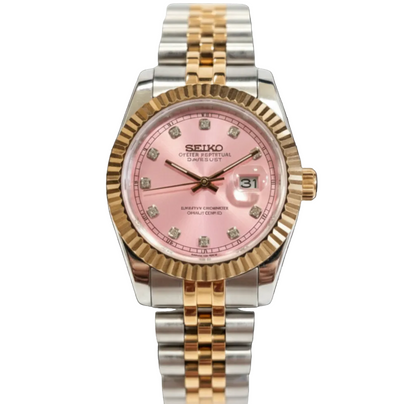 SEIKO-LEX TWO-TONE ROSE GOLD DIA DJ WMNS (31MM)