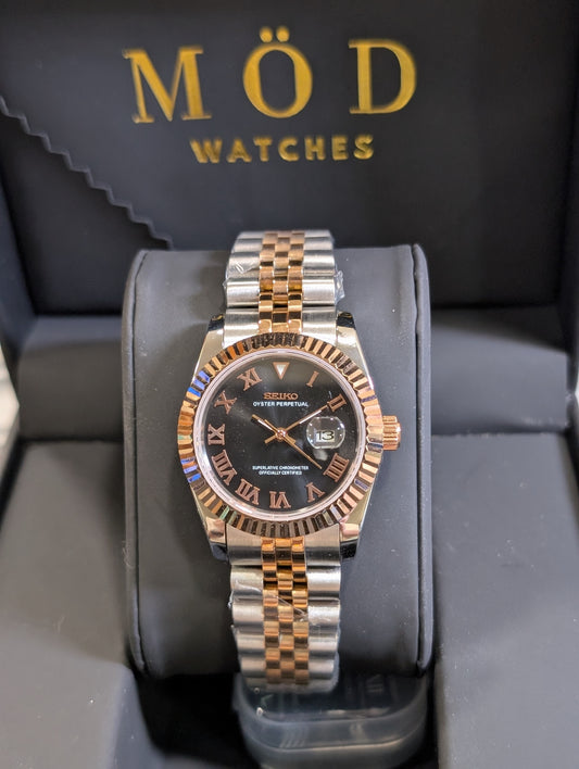 SEIKO-LEX TWO-TONE ROSE GOLD ROMAN DJ WMNS (31MM)