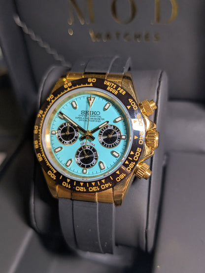 SEIKO-LEX YELLOW GOLD TIFFANY DAYTONA