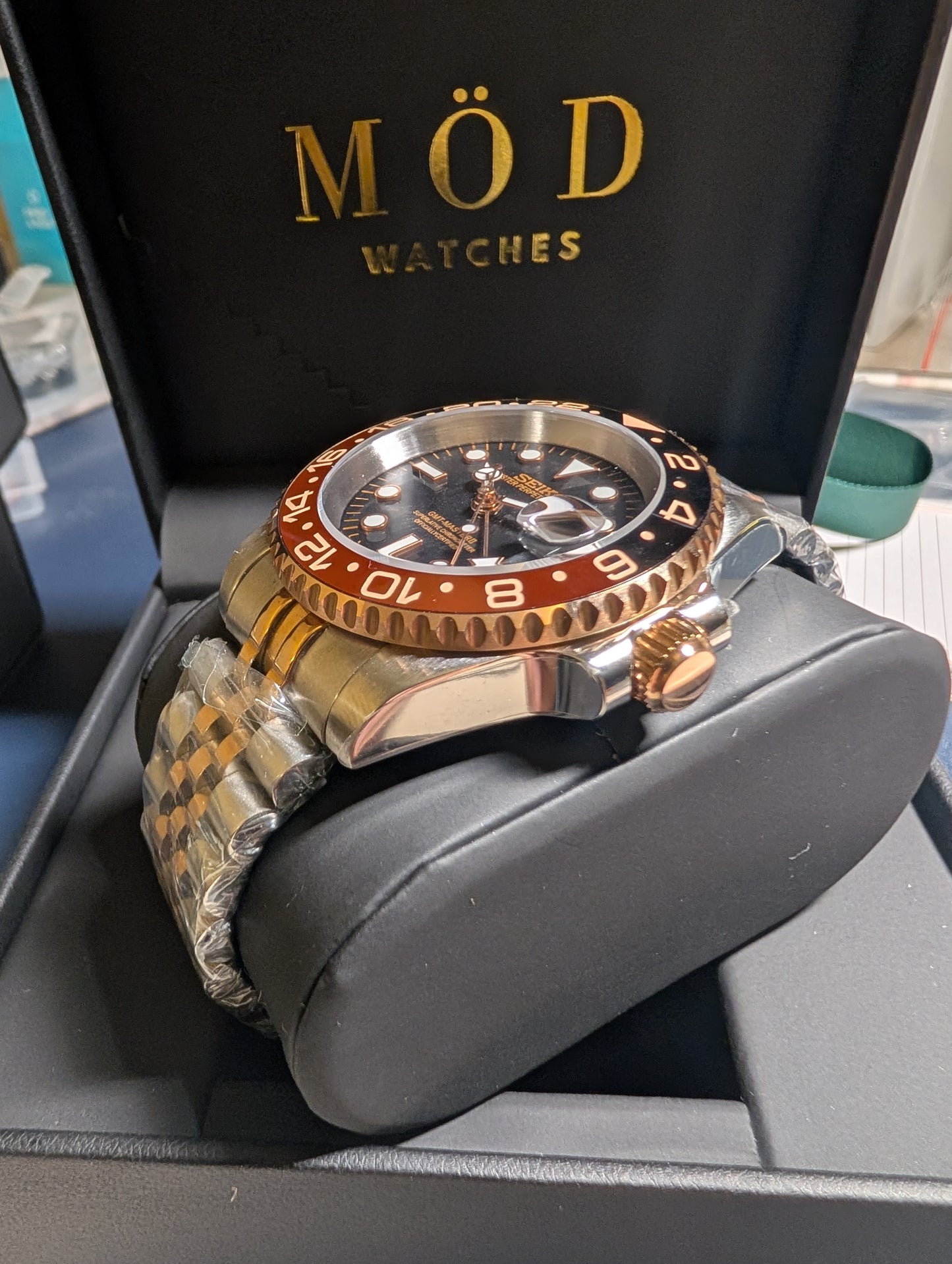 SEIKO-LEX ROOTBER JUBILEE GMT