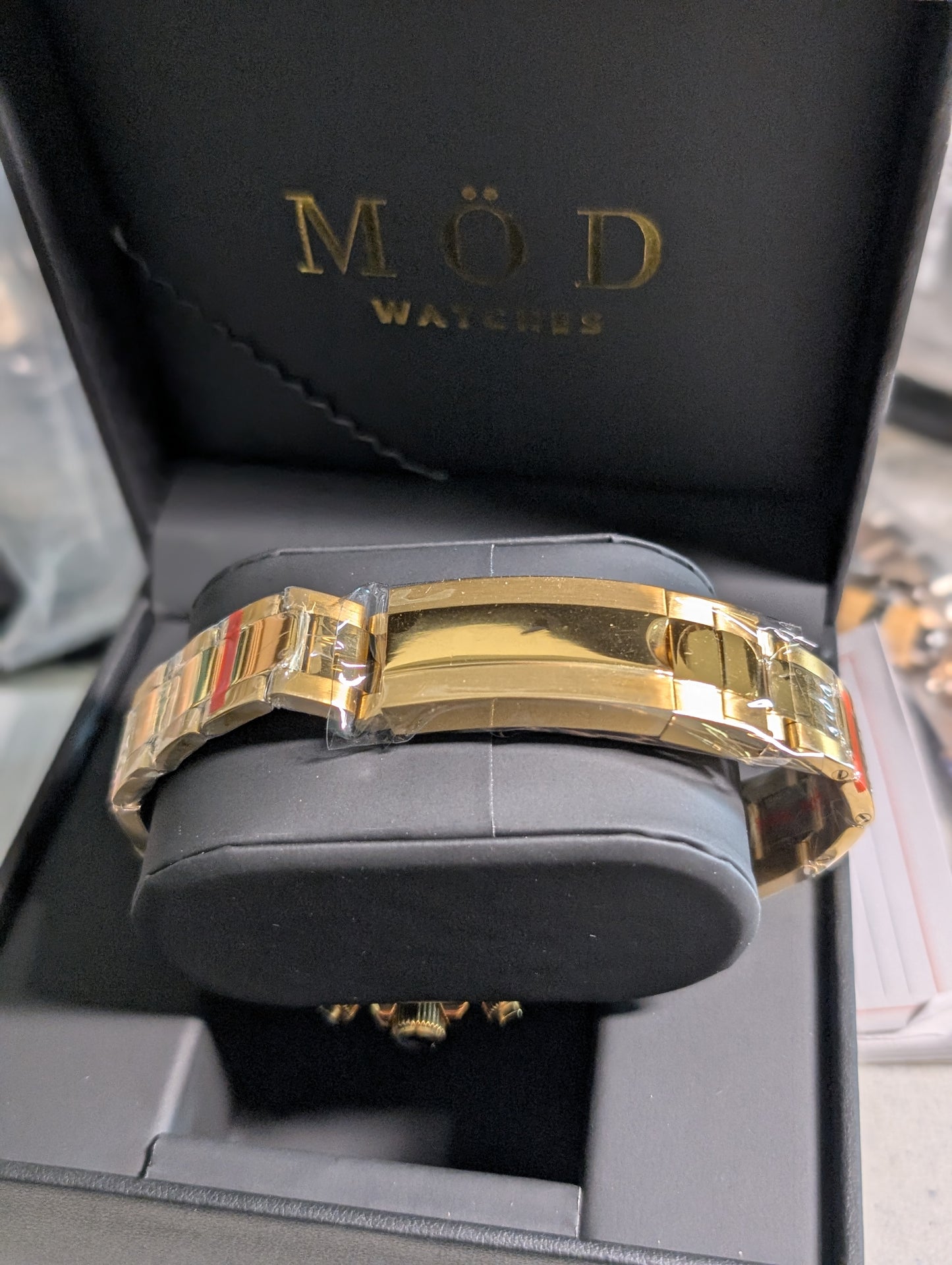 SEIKO-LEX ICED OUT RAINBOW GOLD DAYTONA