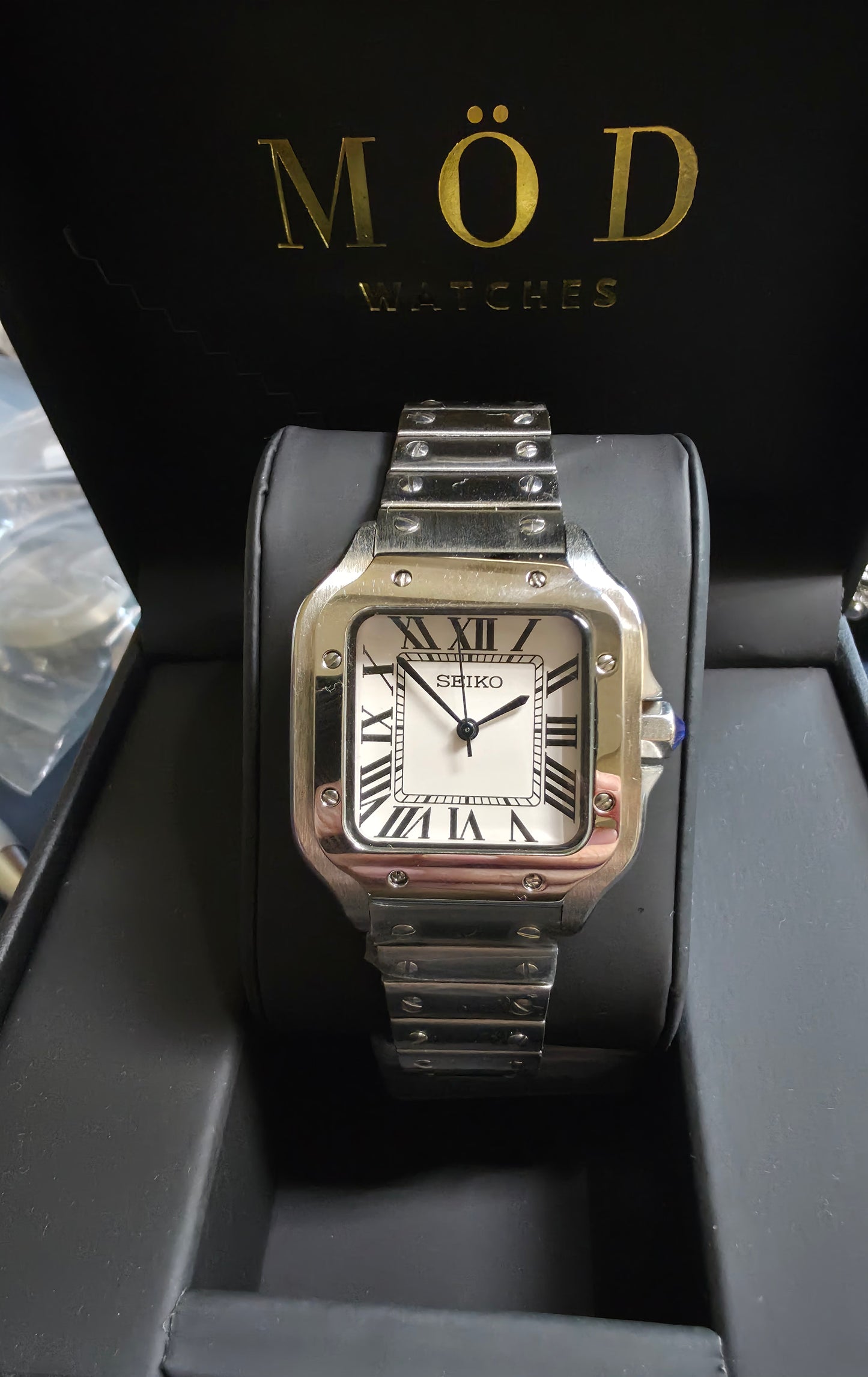 SANTOS 34mm SILVER