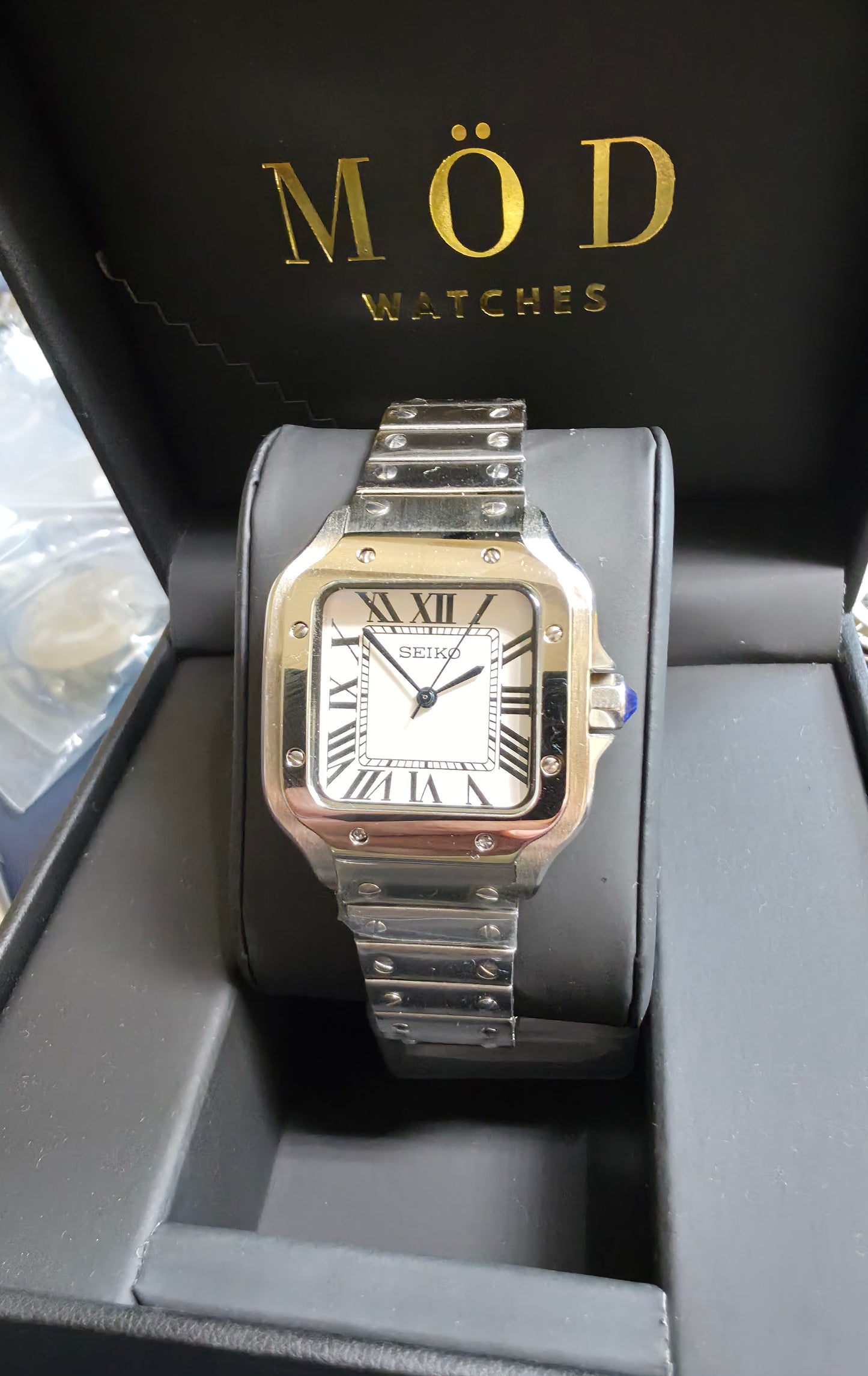 SANTOS 34mm SILVER