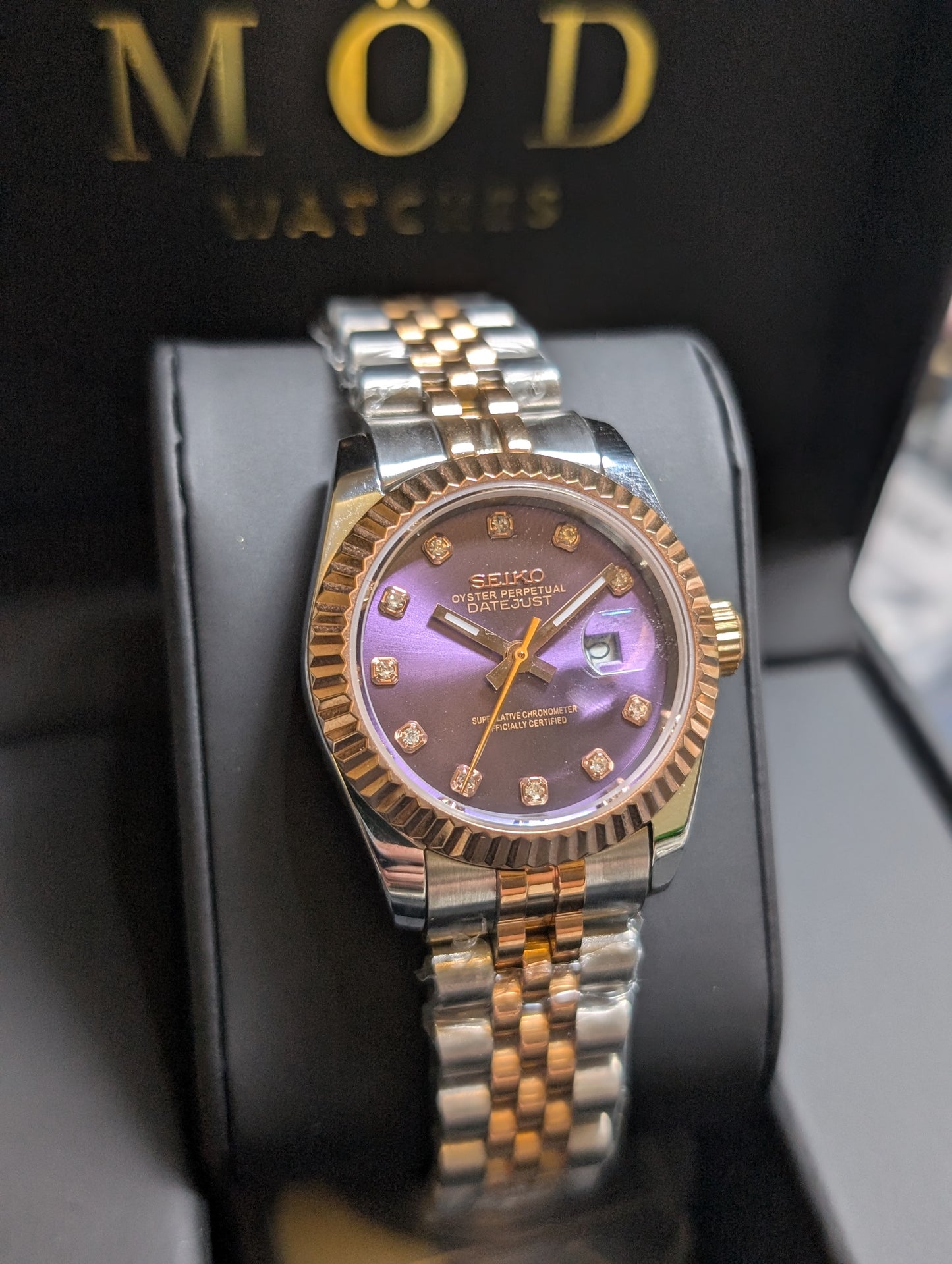 SEIKO-LEX TWO-TONE ROSE GOLD DIA DJ WMNS (31MM)