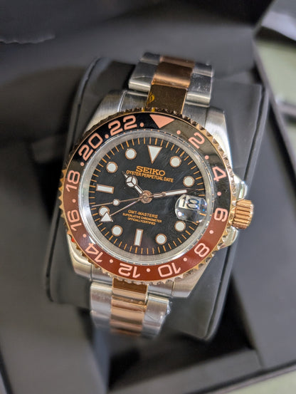 SEIKO-LEX ROOTBEER OYSTER GMT