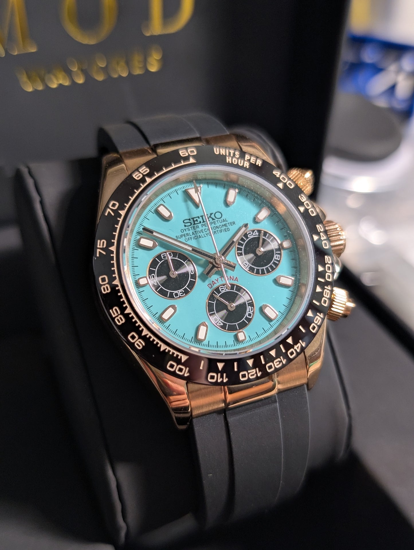 SEIKO-LEX ROSE GOLD TIFFANY DAYTONA