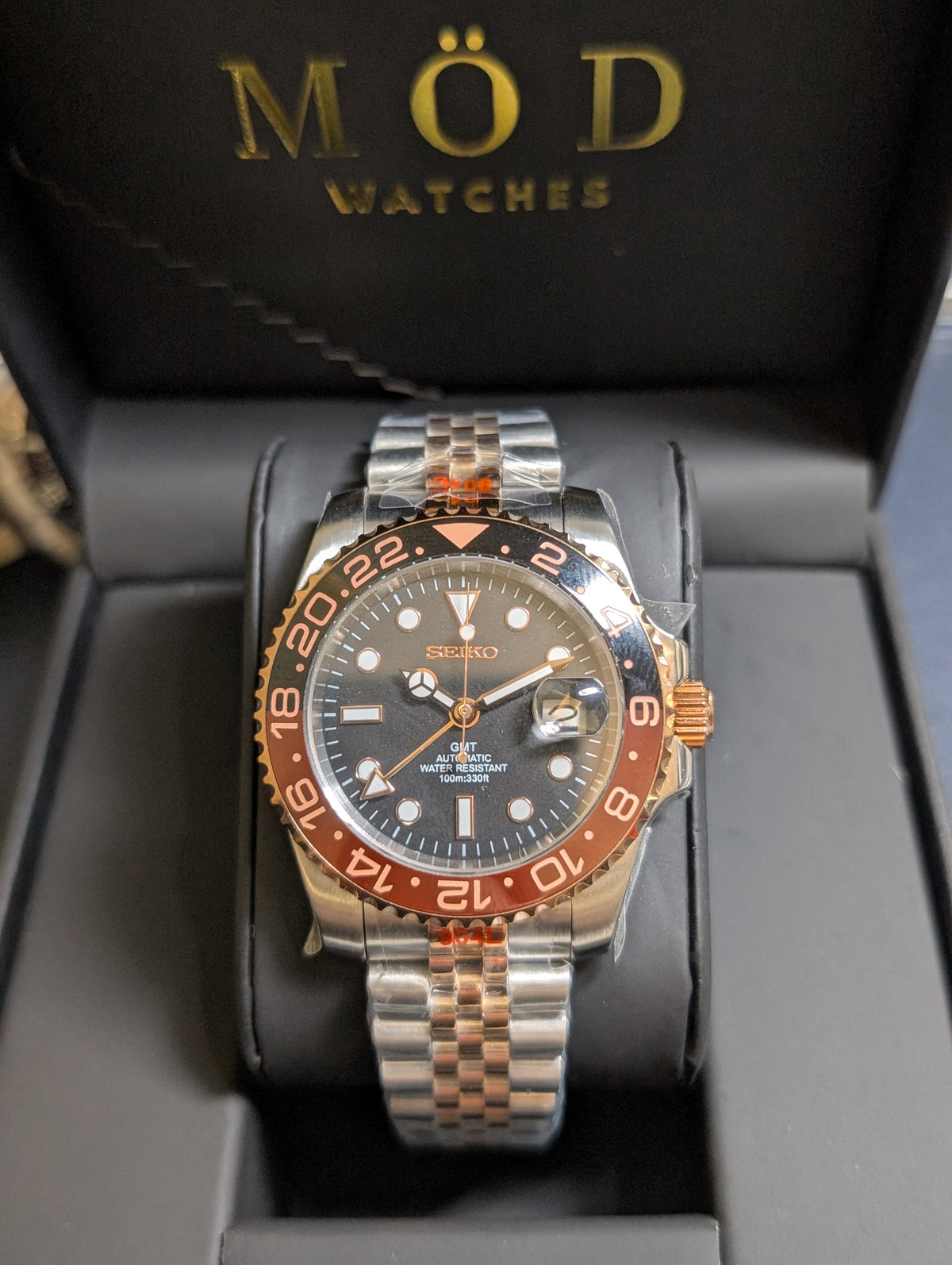 SEIKO-LEX ROOTBER JUBILEE GMT