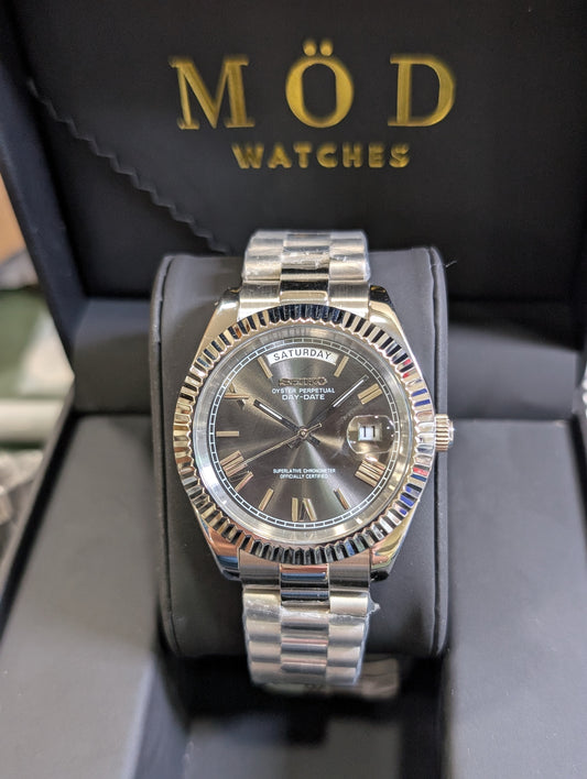 SEIKO-LEX SILVER DAY-DATE