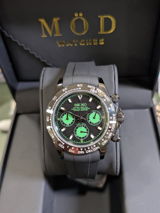 SEIKO-LEX BLACK DAYTONA