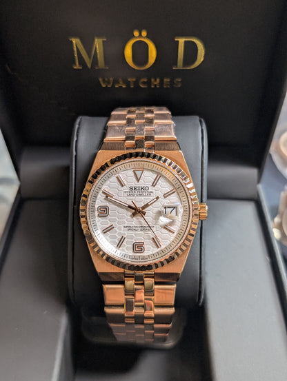 SEIKO-LEX ROSE GOLD LAND DWELLER 40MM
